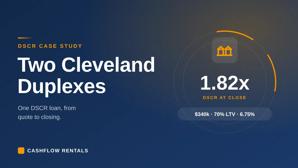 DSCR Loan Case Study -- Cleveland Duplexes
