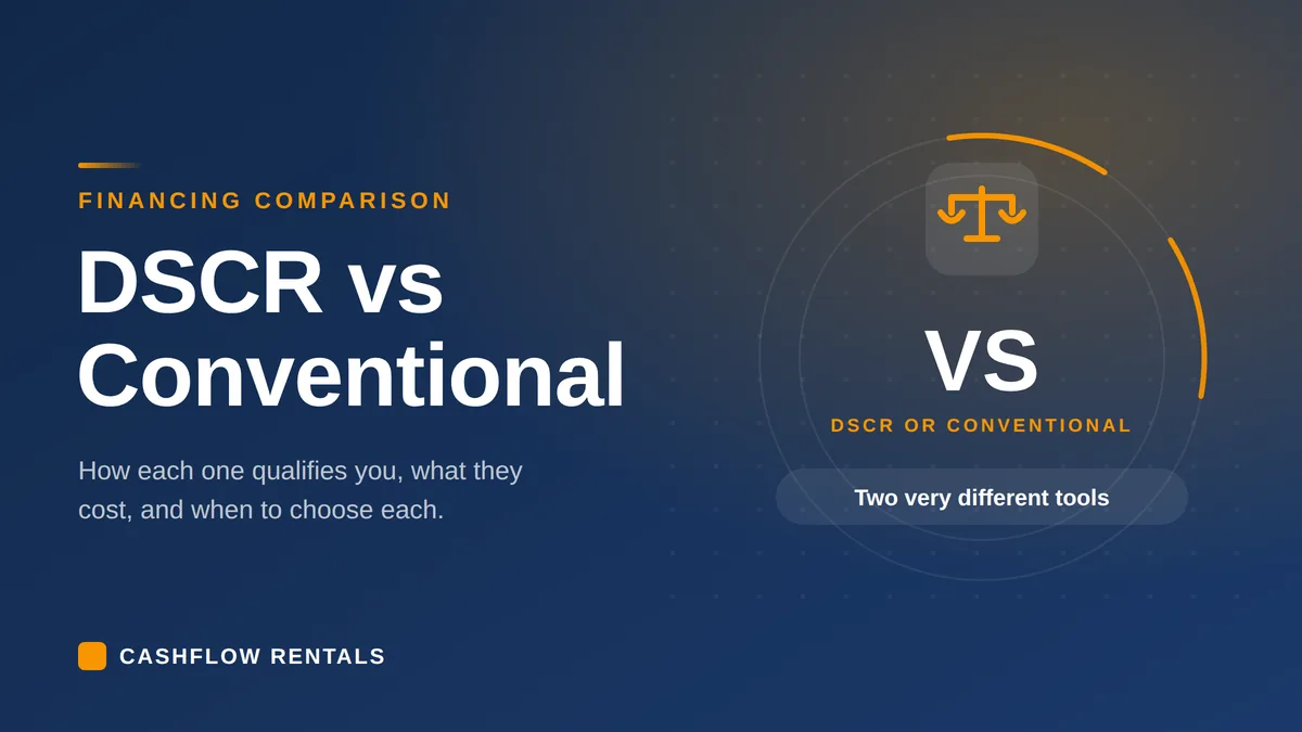 DSCR vs Conventional Loan