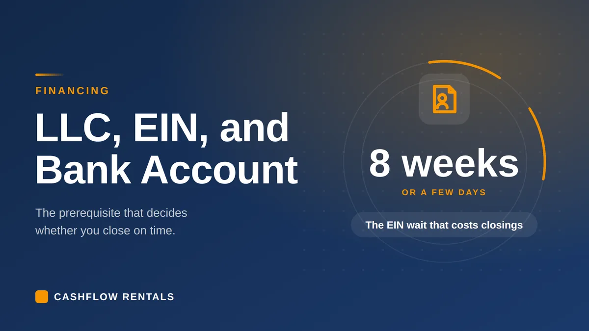 LLC, EIN, Bank Account