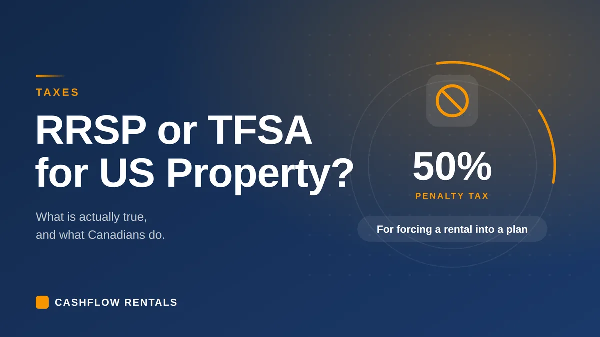 Can You Use Your RRSP or TFSA to Buy US Real Estate?
