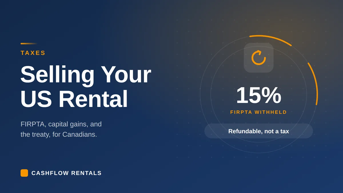 Selling Your US Rental as a Canadian: FIRPTA and Capital Gains Explained